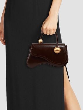 cult gaia Kazia Leather bag with Gold Accent